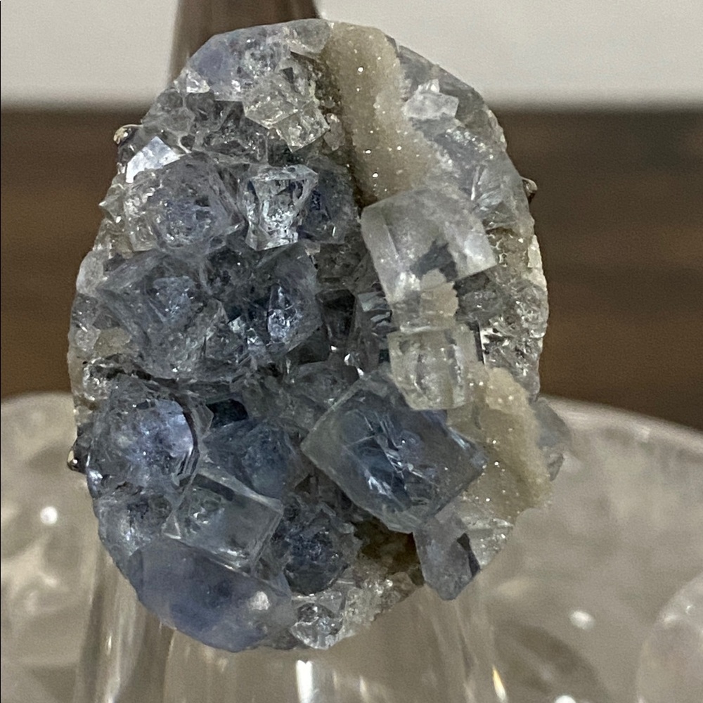 Purple Crystal Statement Ring - image 4